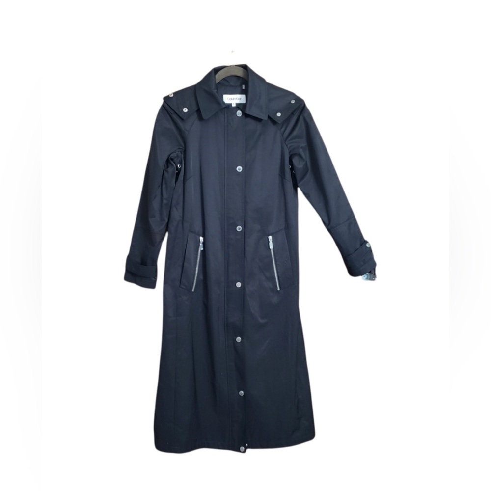 Calvin Klein Hooded A-Line Raincoat XS - Picture 4 of 12